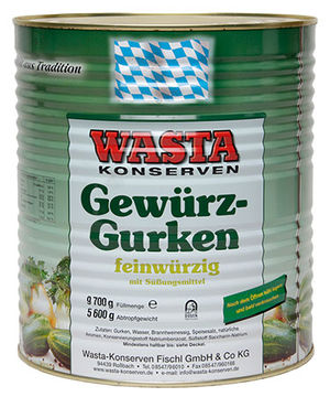 Gherkins – a variety of sizes 10l