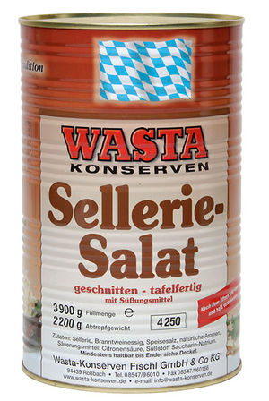 Selleriesalat in Streifen, Scheiben 5 l (auch in 11 l erhältlich)